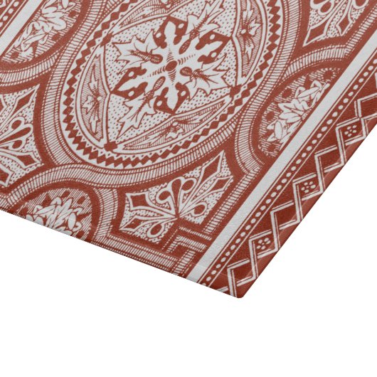 Cinnabar Woodblock IV Schneidebrett (Ecke)