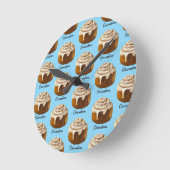 Cinnabon Runde Wanduhr (Winkel)