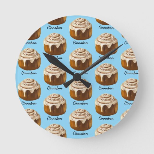 Cinnabon Runde Wanduhr (Vorderseite)