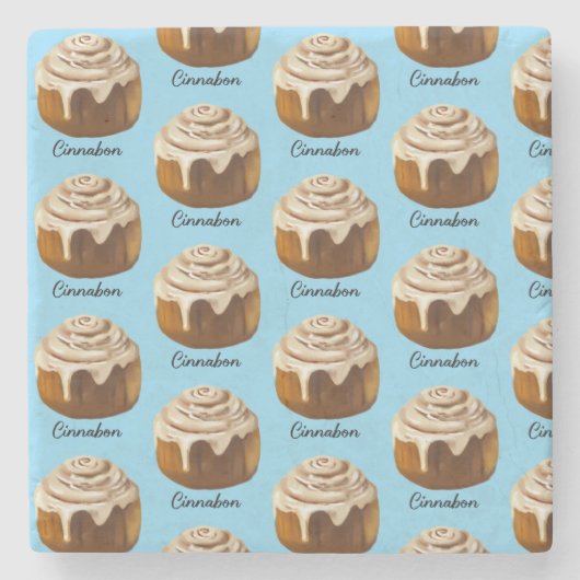 Cinnabon Steinuntersetzer (Vorderseite)