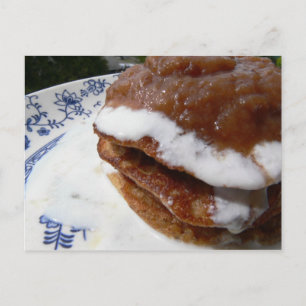 Cinnamon Almond Pancakes Postkarte