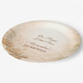 Cinnamon Bakery Little Bun 1st Birthday Pappteller (Schrägansicht)