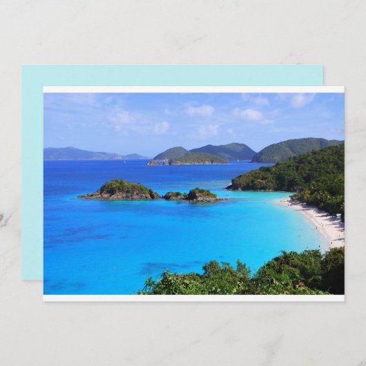 Cinnamon Bay Save the Date Card (Vorne/Hinten)