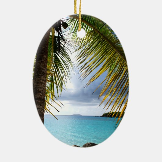 Cinnamon Bay, St. John USVI Keramik Ornament (Hinten)