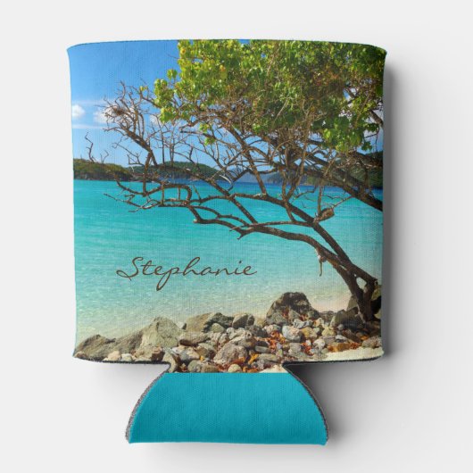 Cinnamon Bay St. John USVI Personalisiert Can Cool Dosenkühler (Rückseite)