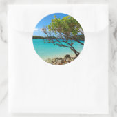 Cinnamon Bay St. John USVI Round Sticker (Tasche)
