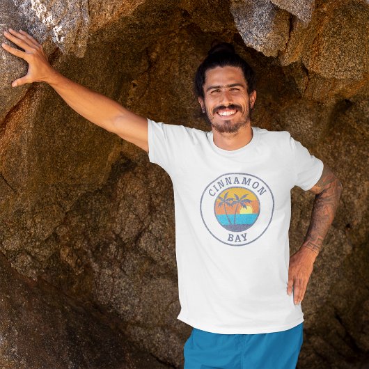 Cinnamon Bay, St. John, Usvi verblasster klassisch T-Shirt