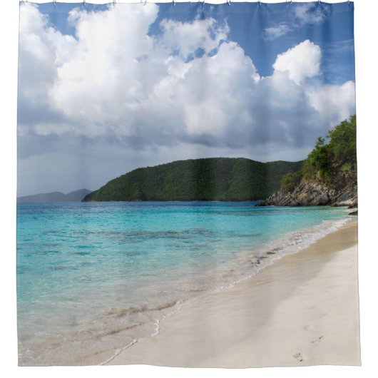 Cinnamon Bay (St. Thomas, USVI) Duschvorhang (Vorderseite)