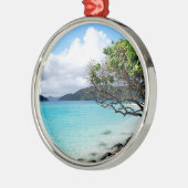 Cinnamon Bay (St. Thomas, USVI) Ornament Aus Metall (Links)