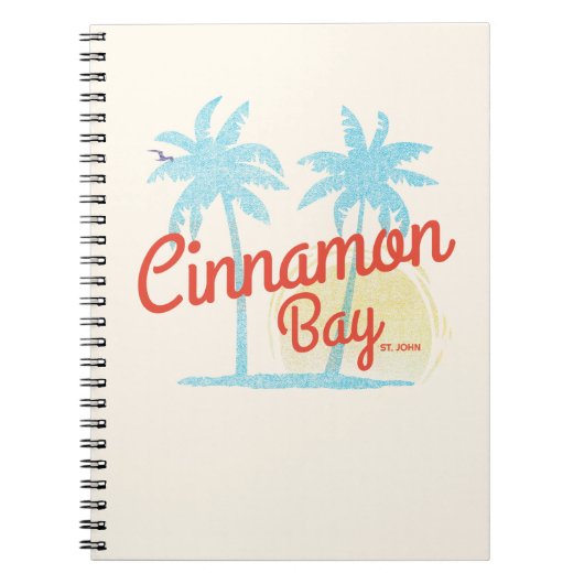 Cinnamon Bay USVI Notizblock (Vorderseite)