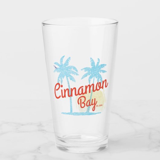 Cinnamon Bay USVI Vintag Beach Glas (Vorderseite)