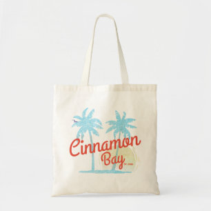 Cinnamon Bay USVI Vintage Beach Tragetasche