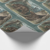 Cinnamon Bear von John James Audubon Geschenkpapier (Ecke)