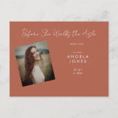 Cinnamon bevor sie Foto Brautparty geht Postkarte (Vorderseite)