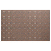 Cinnamon-Brown Byzantinische Vögel Stoff (Yard (91,4 cm))