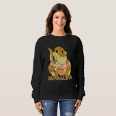 Cinnamon Bun Dinosaur Sweet Pastry Dino Cinnamon R Sweatshirt (Vorne ganz)