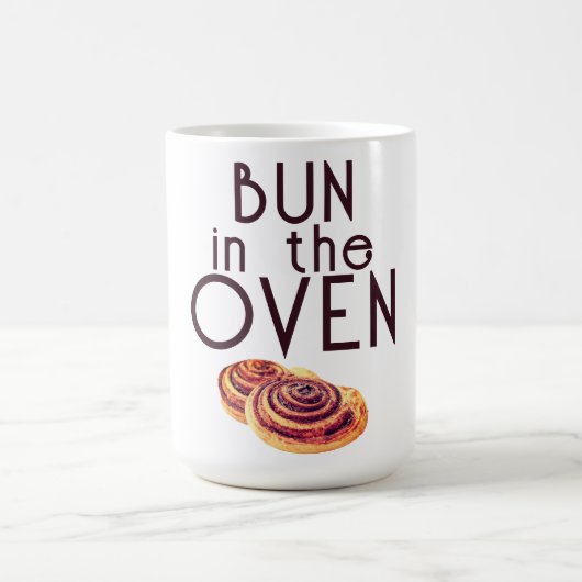 Cinnamon Bun im Oven Kaffeetasse (Mittel)