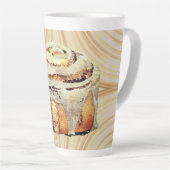 Cinnamon Bun Mornings Große Latte Tasse 17 oz (Rechte Ecke)