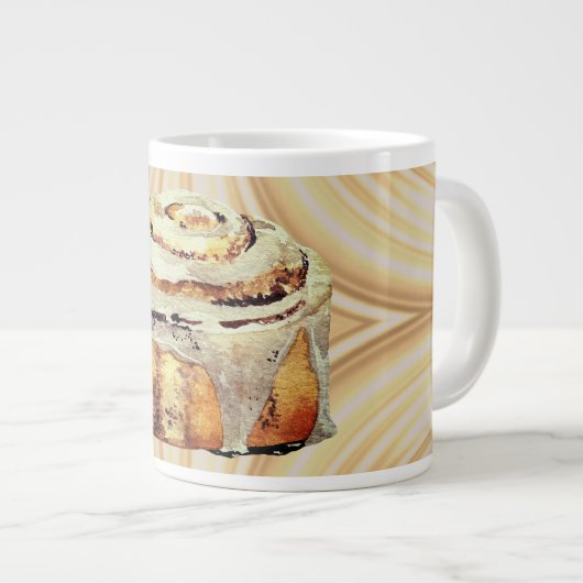 Cinnamon Bun Mornings Jumbo Tasse 20 oz (Vorderseite Rechts)