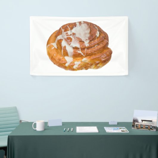 Cinnamon Bun Roll Model Banner (Messeveranstaltung)