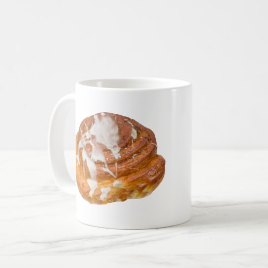 Cinnamon Bun Roll Model Kaffeetasse (Vorderseite Links)