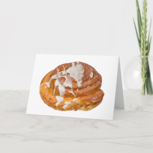 Cinnamon Bun Roll Model Karte (Vorderseite)