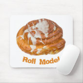 Cinnamon Bun Roll Model Mousepad (Mit Mouse)