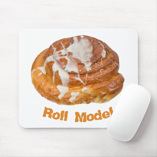 Cinnamon Bun Roll Model Mousepad (Mit Mouse)