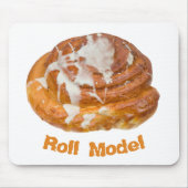 Cinnamon Bun Roll Model Mousepad (Vorne)