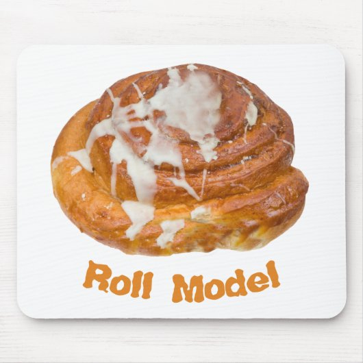 Cinnamon Bun Roll Model Mousepad (Vorne)