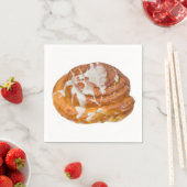 Cinnamon Bun Roll Model Serviette (Beispiel)