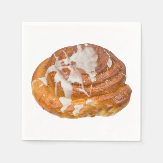 Cinnamon Bun Roll Model Serviette (Vorderseite)