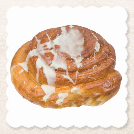 Cinnamon Bun Roll Model Untersetzer (Vorderseite)