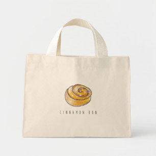 Cinnamon Bun swedish Kanelbulle Funny Mini Stoffbeutel