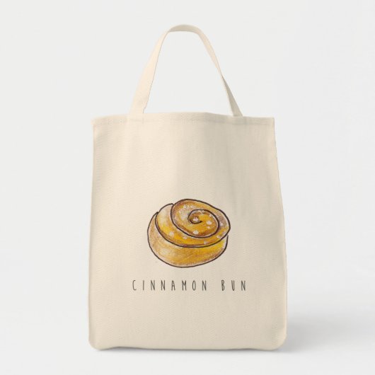 Cinnamon Bun swedish Kanelbulle Funny Tragetasche (Vorne)