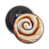 Cinnamon Bun / ZimtRoll mit Icing Flaschenöffner (Vorderseite)