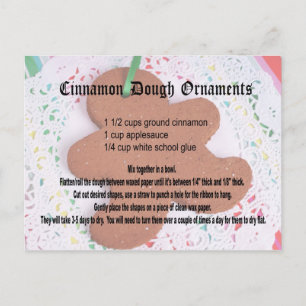 Cinnamon Dough Ornament Postkarte