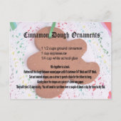 Cinnamon Dough Ornament Postkarte (Vorderseite)