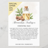 Cinnamon Essential Oils Aquarell Flyer (Vorne)