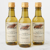 Cinnamon Extract Custom Label Weinetikett (Flaschen)