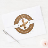 Cinnamon Extract Label Runder Aufkleber (Umschlag)