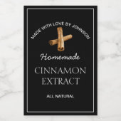 Cinnamon Extract Label Weinetikett (Einzelnes Label)