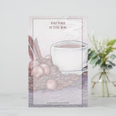 Cinnamon Hazelnut Stationery Briefpapier (Stehend Vorderseite)