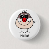 cinnamon Java sparrow Button (Vorderseite)