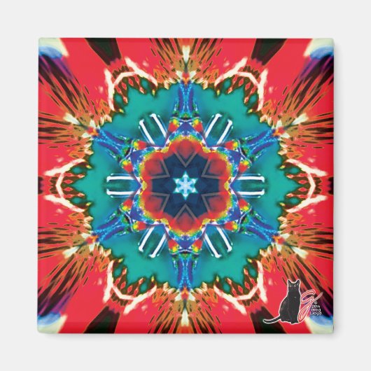 Cinnamon Kaleidoscope Magnet (Vorne)