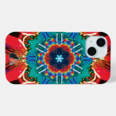Cinnamon Kaleidoskop iPhone Case (Rückseite (Horizontal))