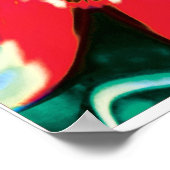 Cinnamon Kinetic Collage Kaleidoscope Poster (Ecke)