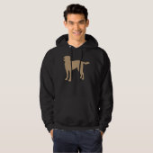 Cinnamon Labrador Hoodie (Vorne ganz)