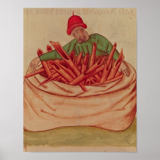 Cinnamon Merchant von "Tractatus de Herbis" Poster (Vorne)