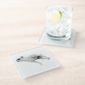 Cinnamon Pause Glasuntersetzer (Schrägansicht)